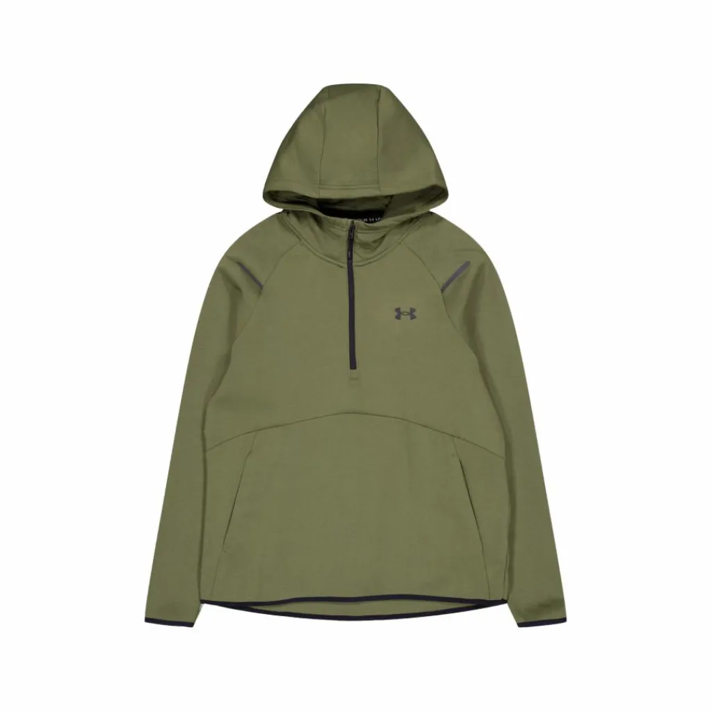 Ua Unstoppable Flc Hoodie Marine Od Green