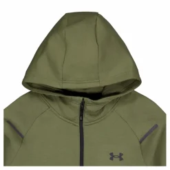 Ua Unstoppable Flc Hoodie Marine Od Green