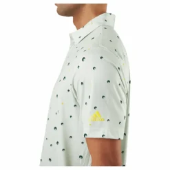 Ultimate365 Allover Print Golf Polo Shirt Linen Green / Shadow Green / Impact Yellow