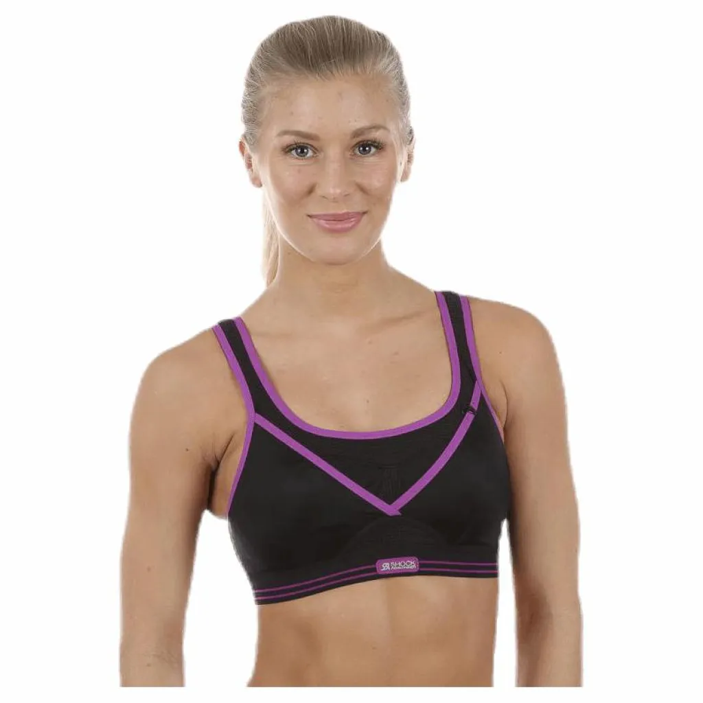 Ultimate Gym Bra Purple/Black