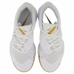 Unisex Hyperspeed Court Indoor White/mtlc Gold