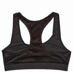 Unlined Bralette Velour Black