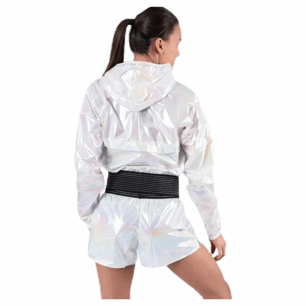 UNMTD Shiny Hood Jacket Patterned/White