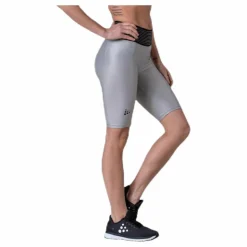 UNMTD Shiny Short Tights Grey