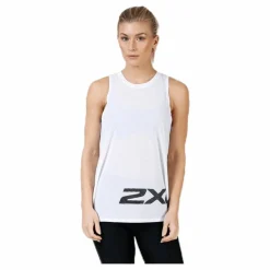 Urban Graphic Singlet White/Black