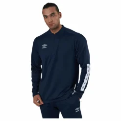 UX Elite Halfzip Top Blue/White