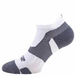Vectr LightCushion NoShow Sock White/Grey