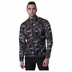Vent Pack Jacket Patterned/Black