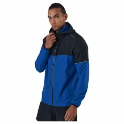 Verbol M Running Jacket W/hood Deep Ocean