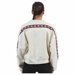 Violet Zip Sweat White