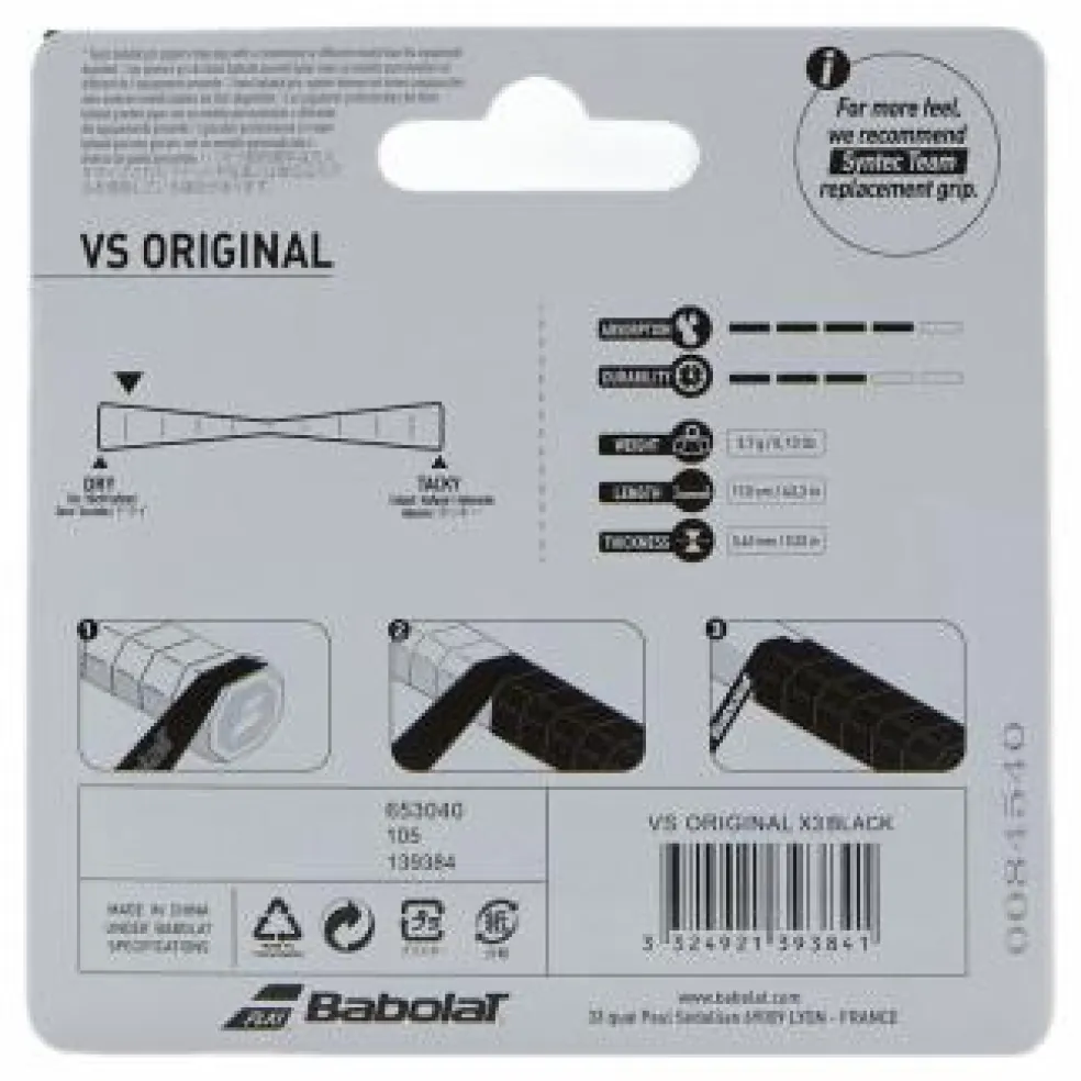 VS Grip Orginal 3-Pack black