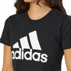 W Badge Of Sport Cotton Tee - Regular Fit Black