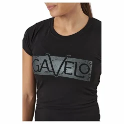 W Black Grey Logo T-shirt Black