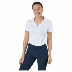 W Cloudspun Coast Polo Bright White