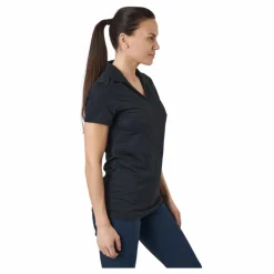 W Cloudspun Coast Polo Puma Black Heather