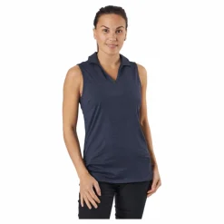 W Cloudspun Coast Sl Polo Navy Blazer Heather