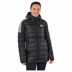 W Ess Down Par Black