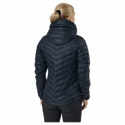 W Frost Down Hood Jacket Black