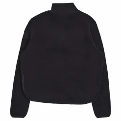W. Half Zip Pile Black