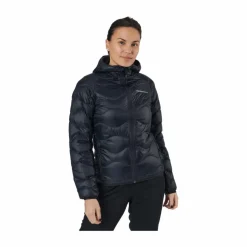W Helium Down Hood Jacket Black