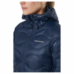 W Helium Down Hood Jacket Blue Shadow