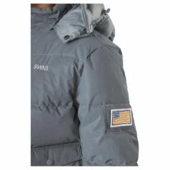 W. Hooded Reflective Puffer Ja Silver