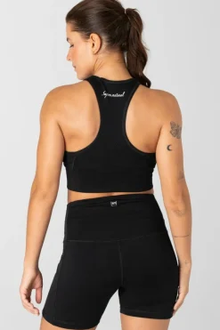 W Liquid Flow Top Black