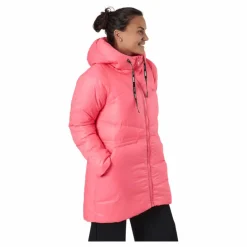 W. Mid Length Shiny Jacket Happy Pink