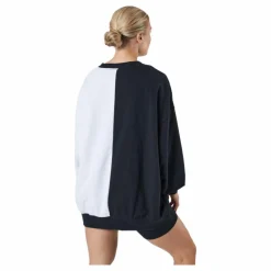 W Nsw Ft Flc Oos Crew Dnc Black/white