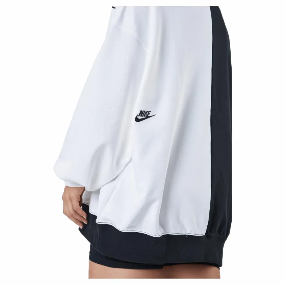 W Nsw Ft Flc Oos Crew Dnc Black/white