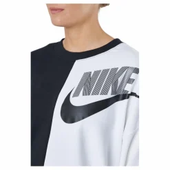 W Nsw Ft Flc Oos Crew Dnc Black/white