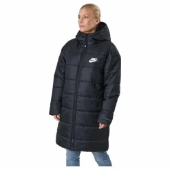 W Nsw Syn Tf Rpl Hd Parka Black/black/white