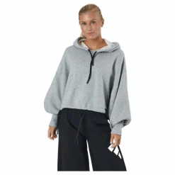 W Pr Hoodie Rlx Fleece Medium Grey Heather