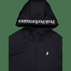 W Rider Essentials Zip Hood Black/black