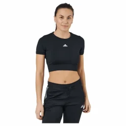 W Sml Fit T Black/white