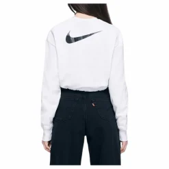 W Sportswear Swoosh Crew White