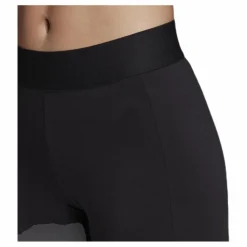 W Stacked Logo Cotton Tights Black / White