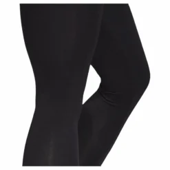 W Stacked Logo Cotton Tights Black / White