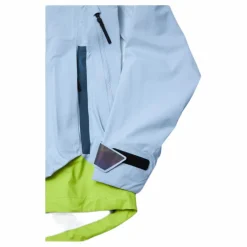 W Terrex Myshelter Gore-Tex Active Jacket Halo Blue / Acid Yellow