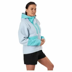 W Terrex Sherpa Fullzip Fleece Acid Mint / Halo Blue