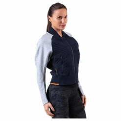 W VRCT JKT HB Blue/Grey