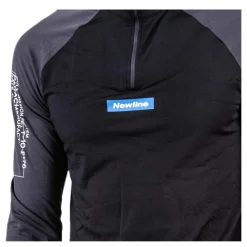 Warm Zip Shirt Black/Grey