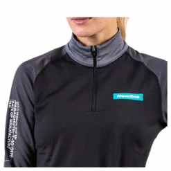 Warm Zip Shirt Black/Grey