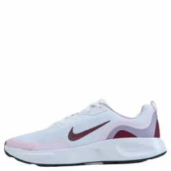 Wearallday Big Kids' Shoe White/dark Beetroot-pink Foam