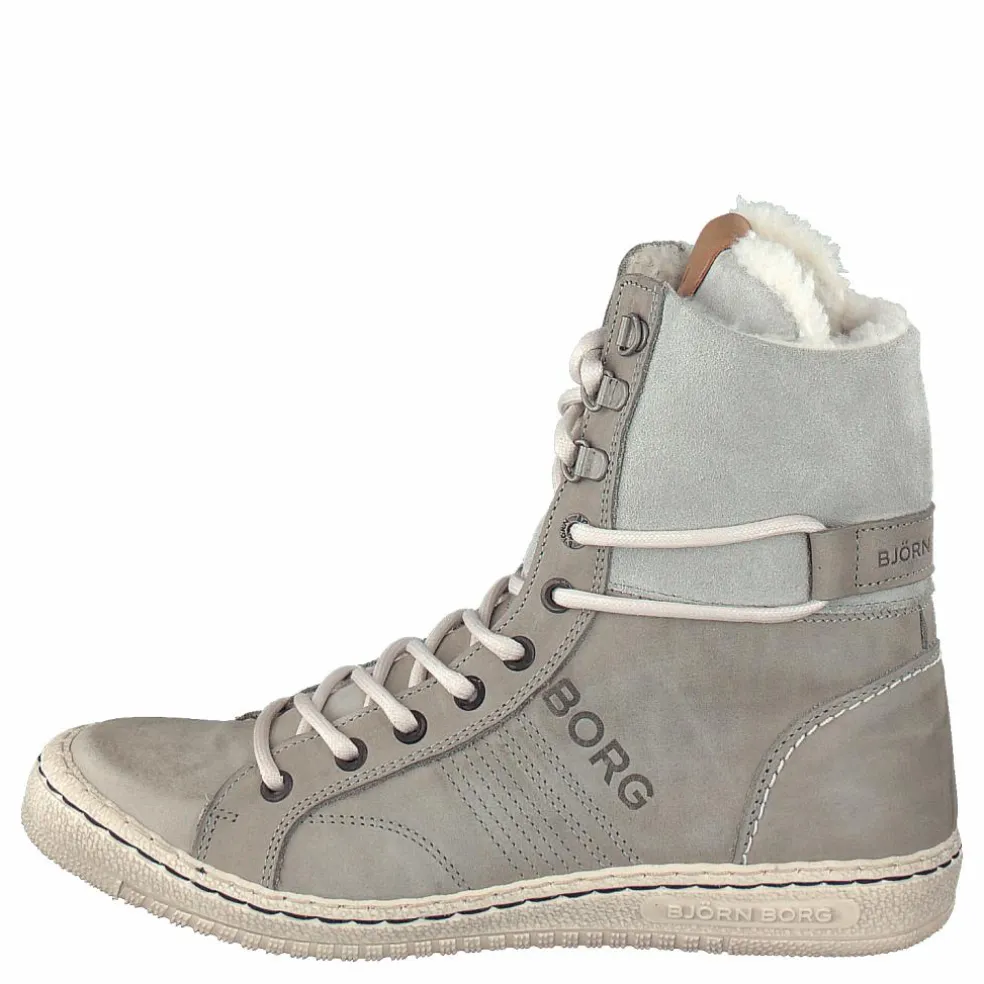 Wendy High Fur Light Grey