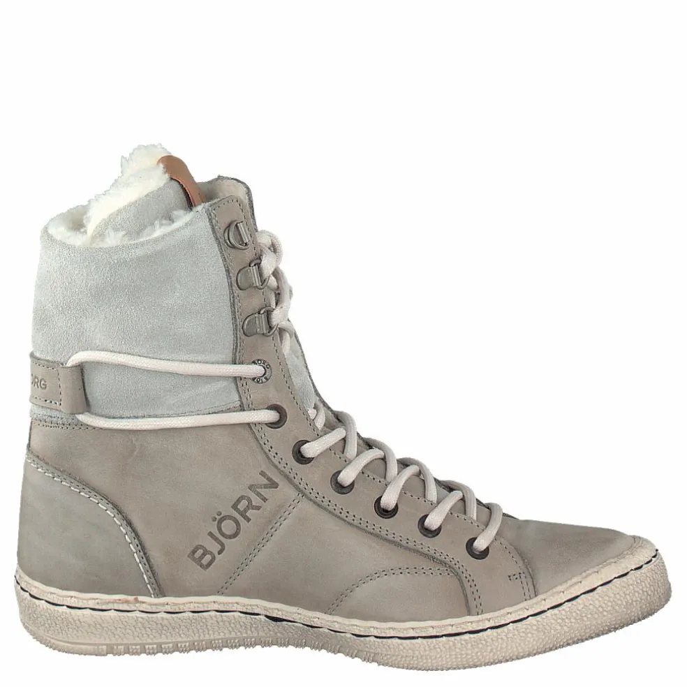 Wendy High Fur Light Grey