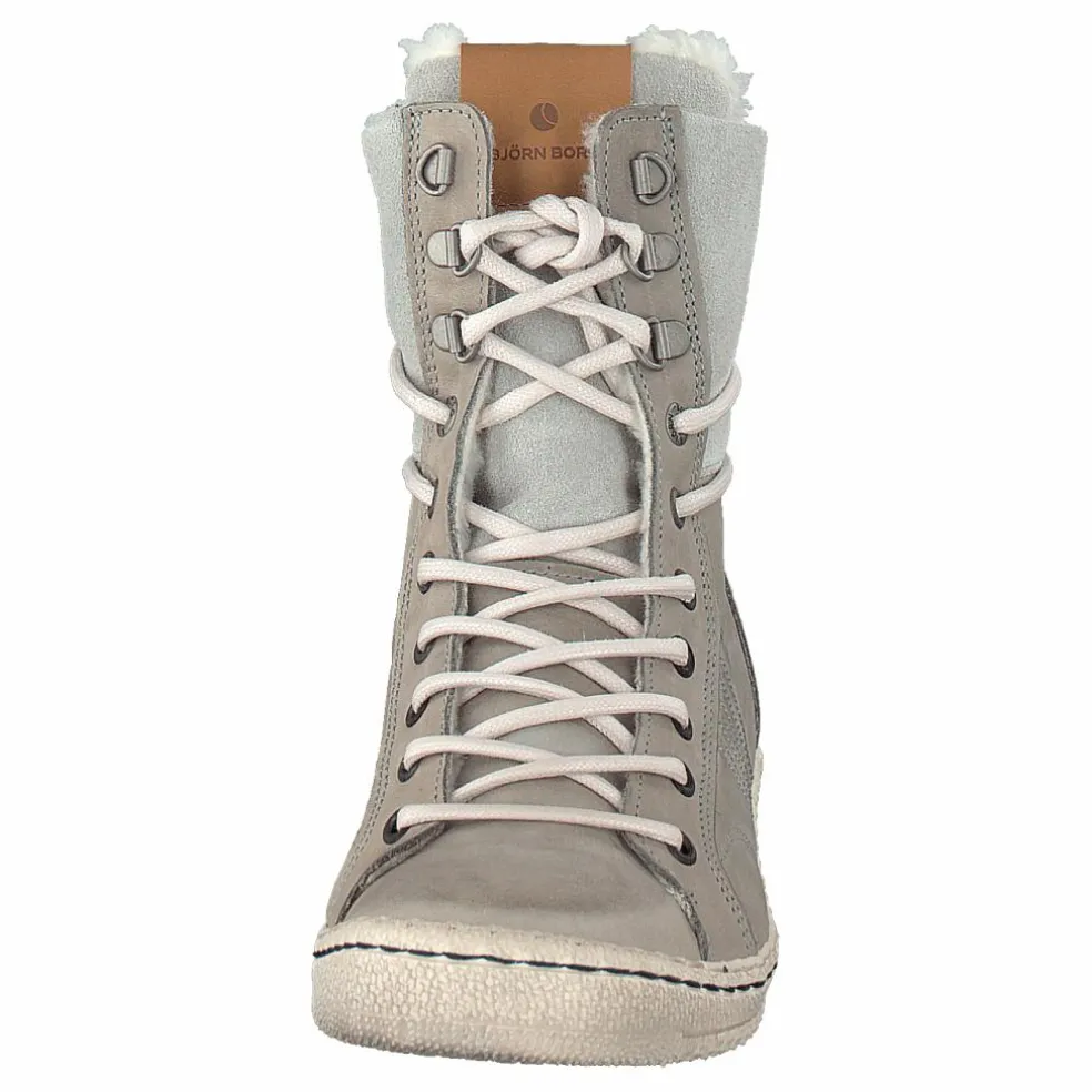 Wendy High Fur Light Grey