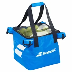 Wheeled Ball Basket Blue