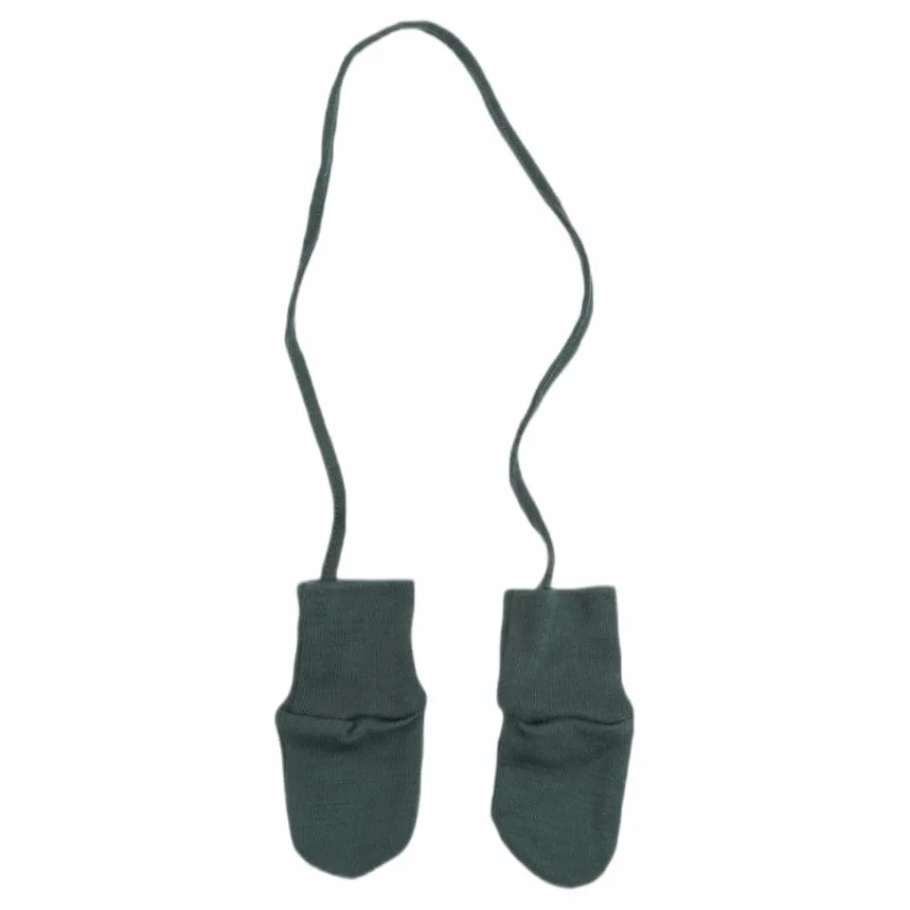 Willit Wool Mittens Wo/Thumb Grey