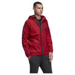 Wind Jacket Lined Red